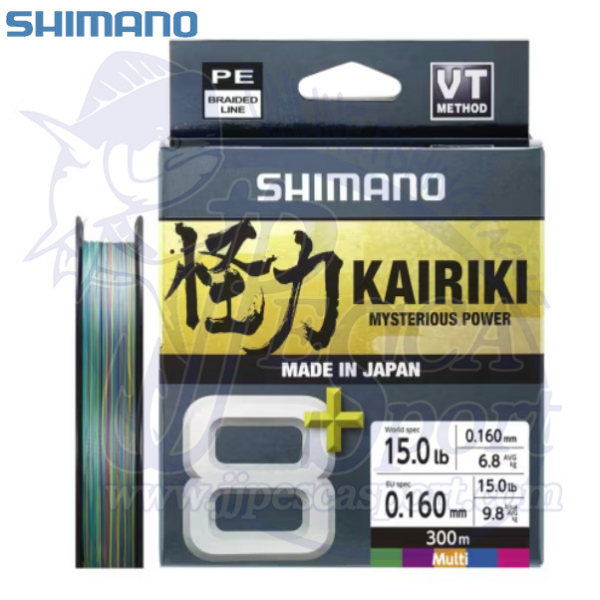 SHIMANO KAIRIKI 8+ 300 M. (MULTICOLOR)