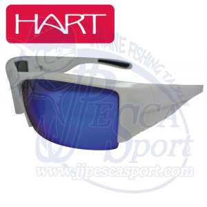 Gafas polarizadas HART montura negra/camuflaje azul - lente espejo azul  (Flotante) - XHGCB • Fanatic Pesca
